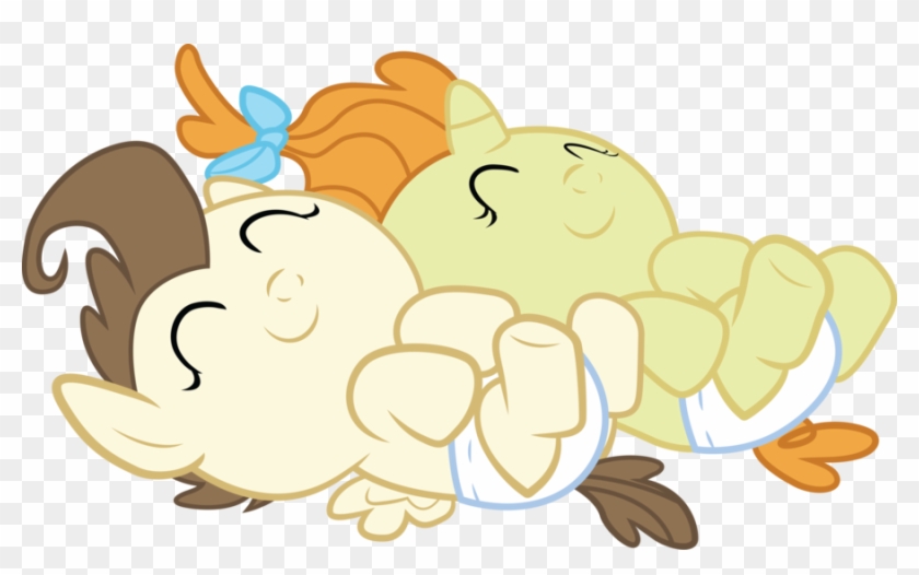 Derpy Hooves And Pinkie Pie Reacting With Happy Birthday - Mlp Pumpkin And Pound Cake Clipart #4358738