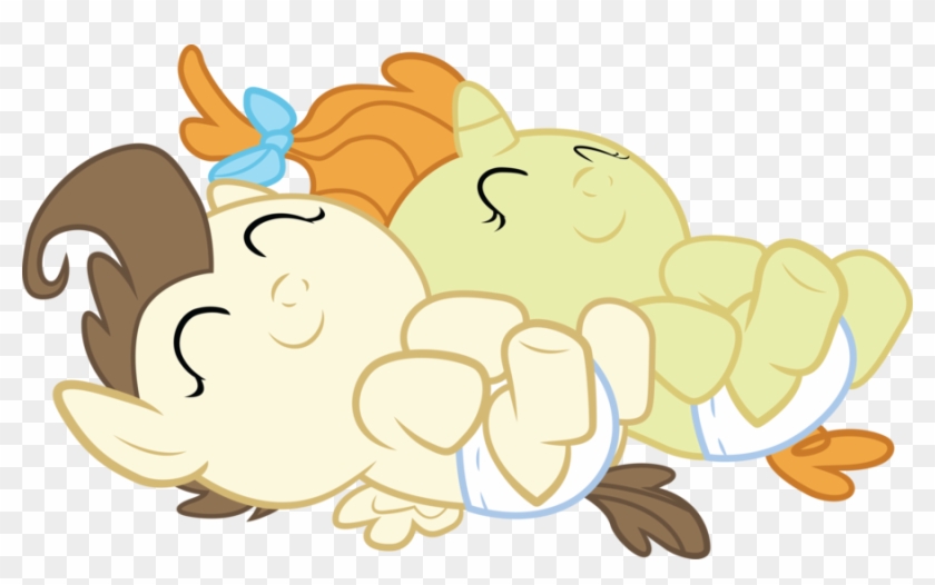 Derpy Hooves And Pinkie Pie Reacting With Happy Birthday - Mlp Pumpkin And Pound Cake Clipart