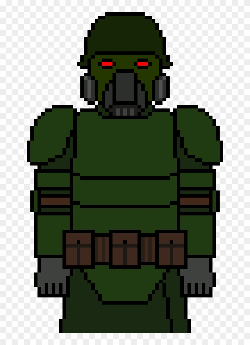 Armored Shock Trooper - Explosive Weapon Clipart