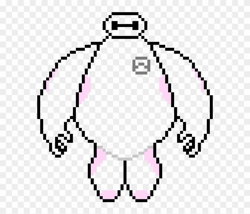 Baymax - Fish Bowl Pixel Art Clipart