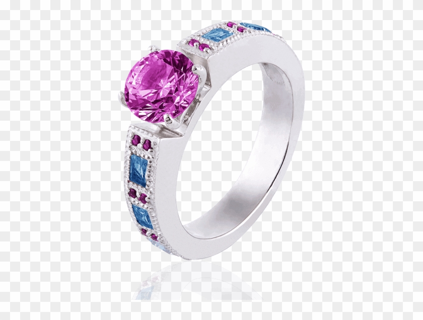 Victoriya S Ametistami I Topazami Sml - Ring Clipart