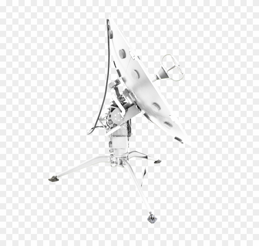 Commercial Fly Away Side Profile Isolated Side Sml - Monochrome Clipart #4359404