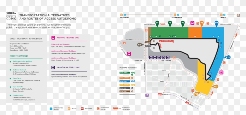 Click Here To Download An Autodromo Hermanos Rodriguez - Autodromo Hermanos Rodriguez Seating Chart Clipart #4359911