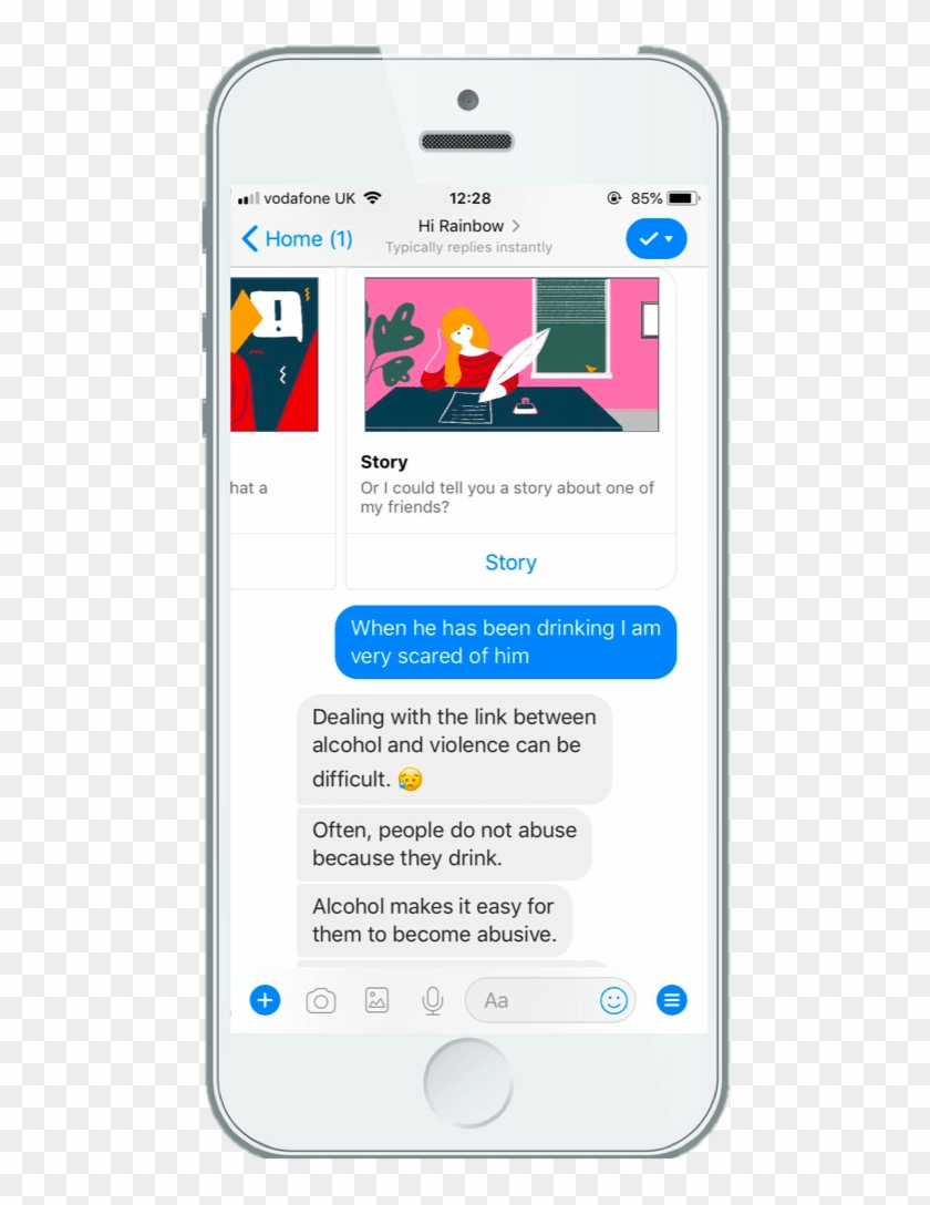 I'm Rainbow - - Iphone Clipart #4360262