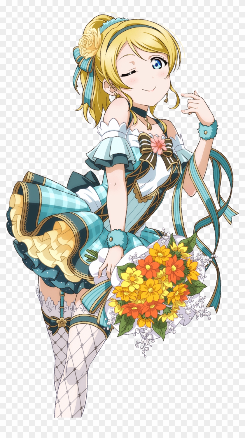 Download Png - Eli Ayase Flower Bouquet Clipart #4360623