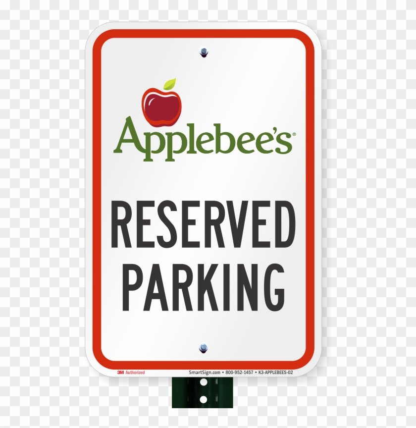 Reserved Parking Signs, Applebees International - Sign Clipart #4361001