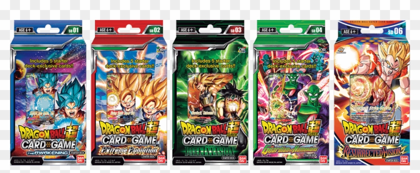 Sample Starter Decks - Dragon Ball Super Card Game Decks Clipart #4361162