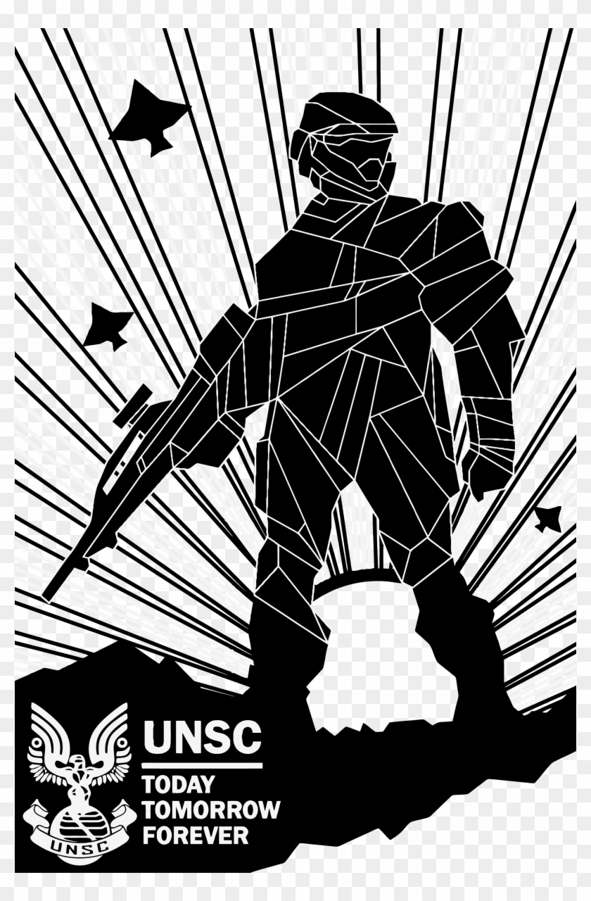 Unsc Propaganda Poster By Snapshot19-d55o83u - Master Chief Propaganda Poster Clipart