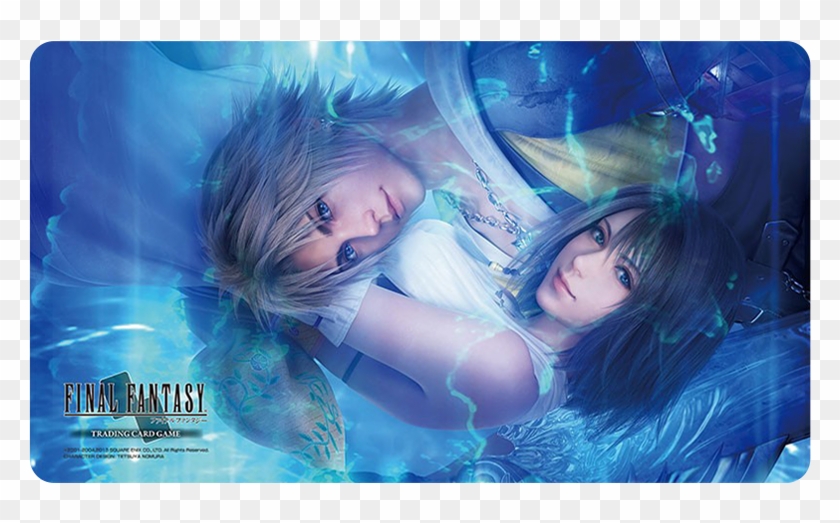 Playmat Fftcg Ff10 Tidus Yuna - Final Fantasy Playing Mat Clipart #4361367