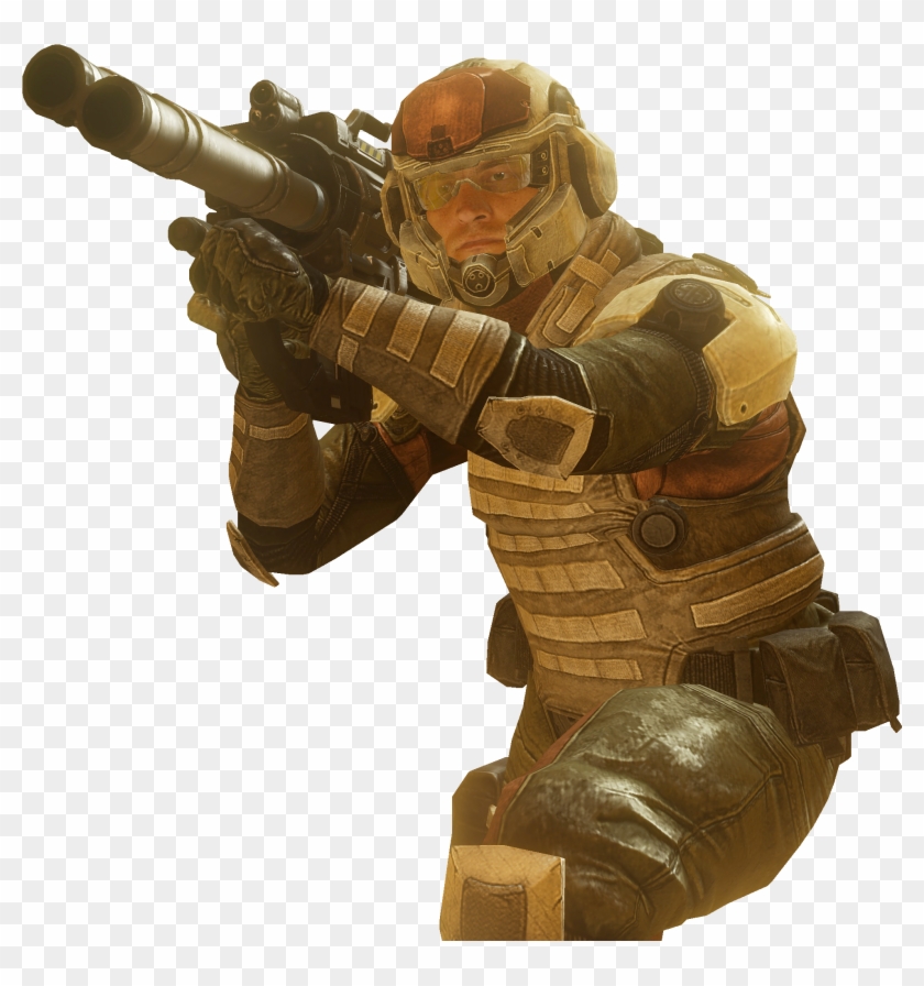 H4 Unscmarine Detail - Halo 4 Unsc Marine Clipart