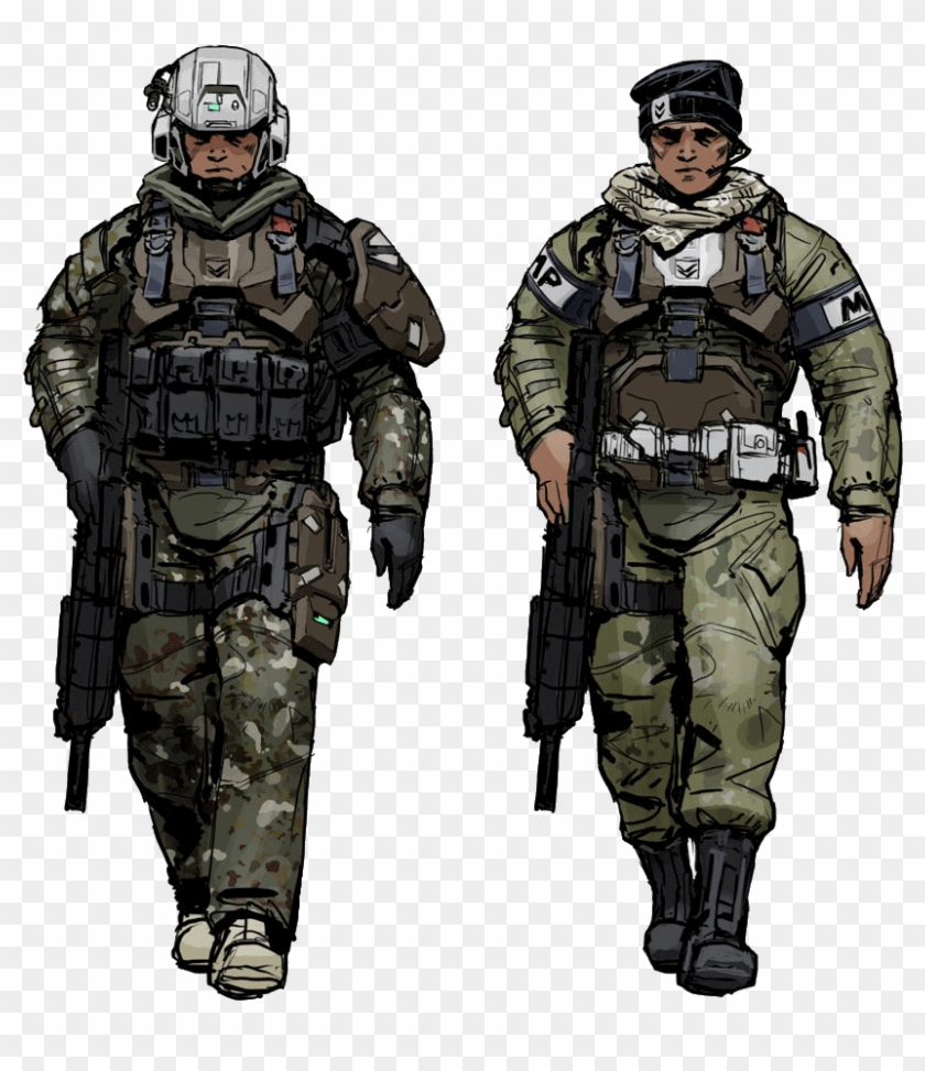 The Unsc Uniforms - Titanfall 2 Pilot Concept Art Clipart