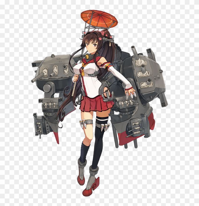 136 1 - Ijn Yamato Kancolle Clipart