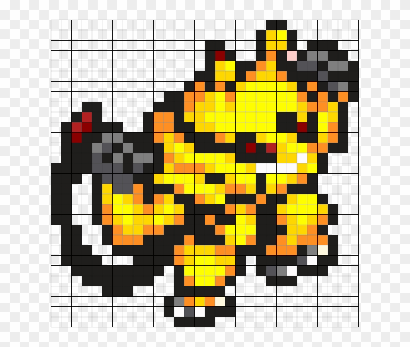 Electivire Pokemon Bead Pattern Perler Bead Pattern - Still Life Clipart #4362652