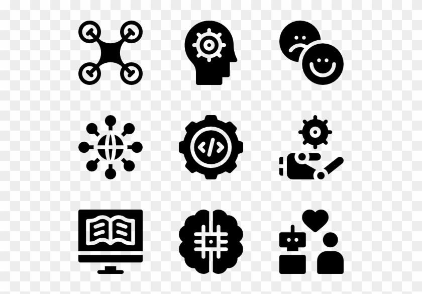 Artificial Intelligence - Discussing Icon Clipart