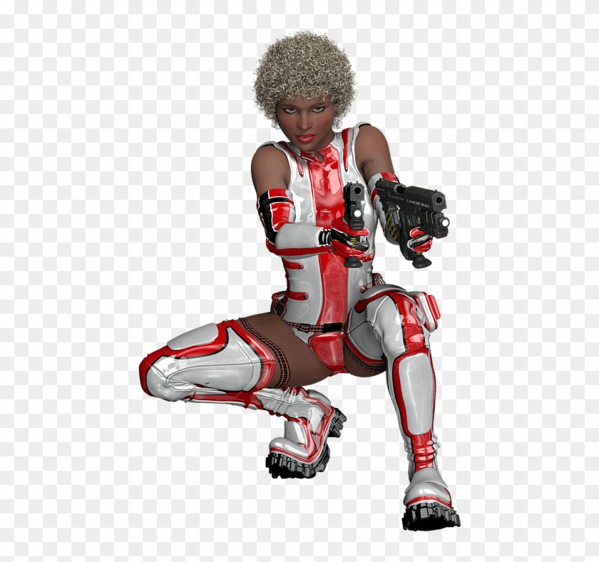 Comics And Fantasy - Hero Women Sci Fi Clipart