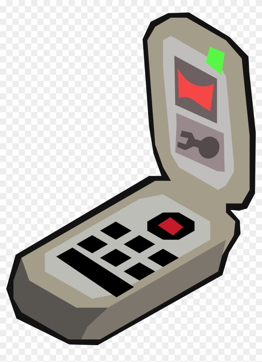This Free Icons Png Design Of Sci Fi Scanner Device - Flip Phone Cartoon Png Clipart