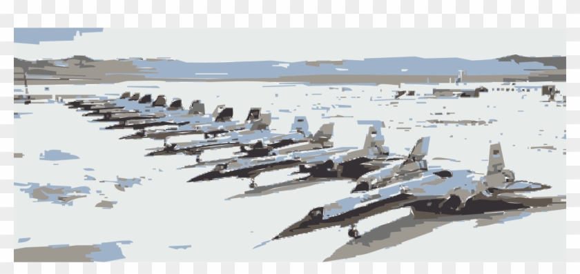 Lockheed Sr 71 Blackbird Lockheed A 12 Area 51 Airplane - Sr 71 Blackbird Clipart #4363968