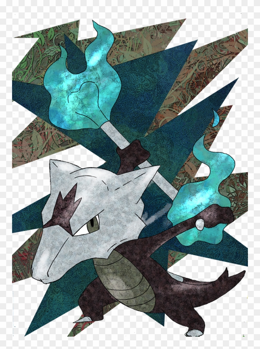 Alolan Marowak - Marowak Alola Clipart #4363972