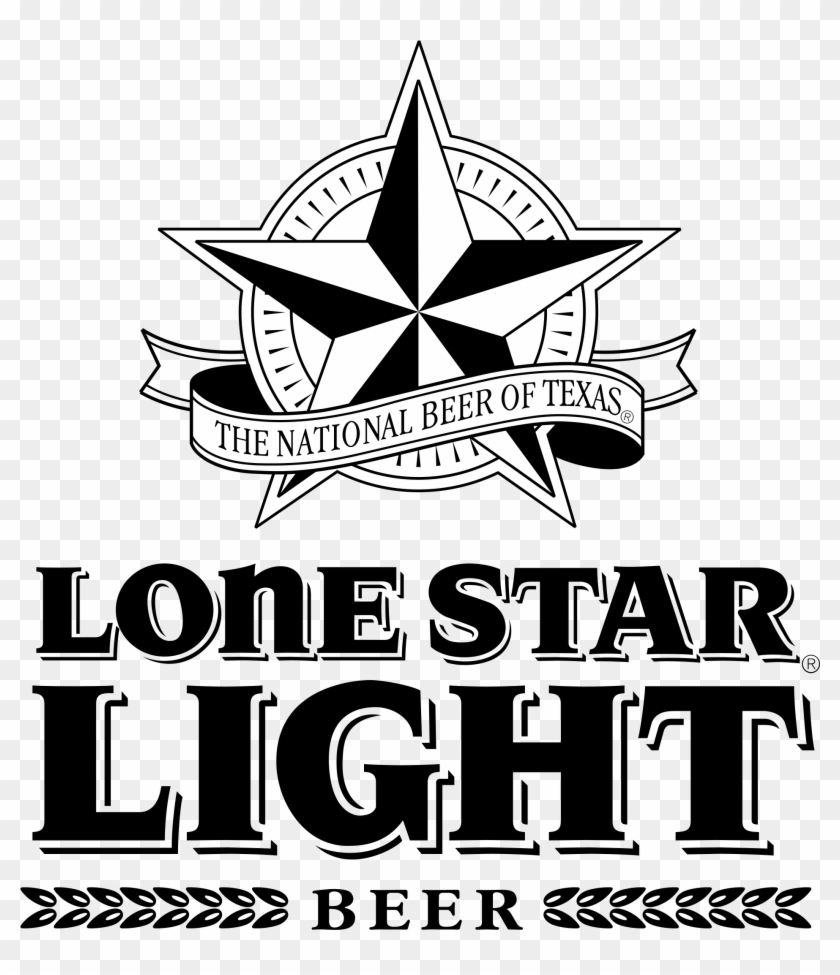 Lone Star Light Logo Png Transparent - Lonestar Light Beer Logo Clipart #4364110