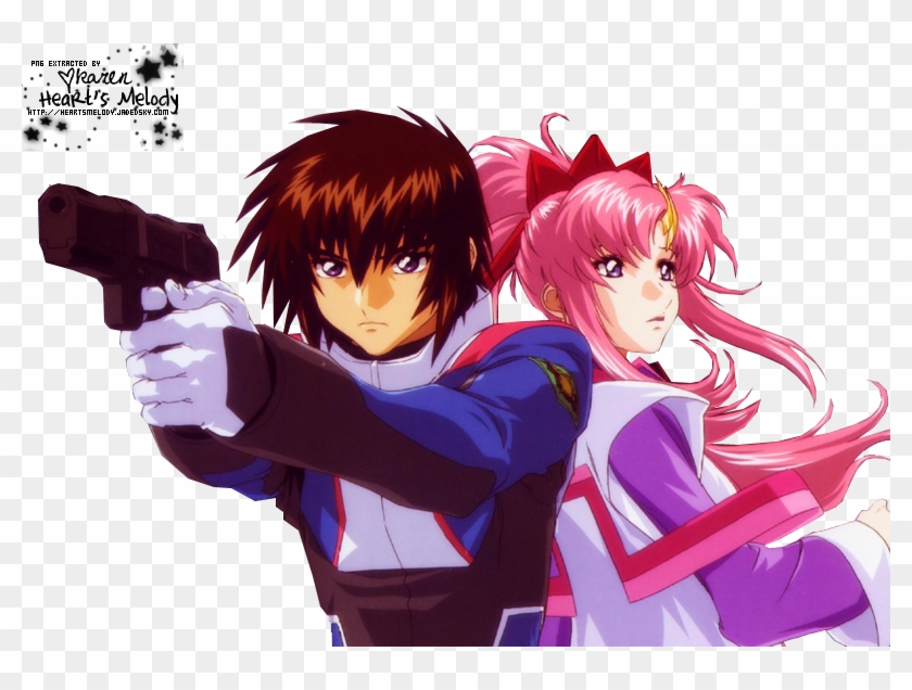 Lacus Clyne X Kira Yamato - Lacus Clyne And Kira Png Clipart #4364223