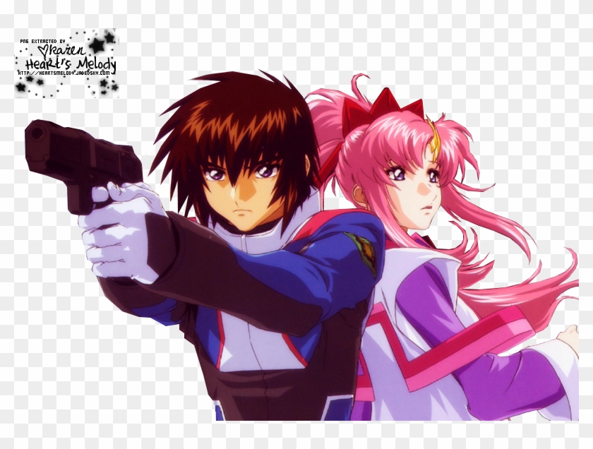Lacus Clyne X Kira Yamato - Lacus Clyne And Kira Png Clipart