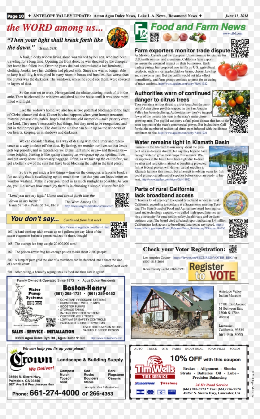 Religion, You Don't Say & Agriculture - Lake Los Angeles Clipart #4364451