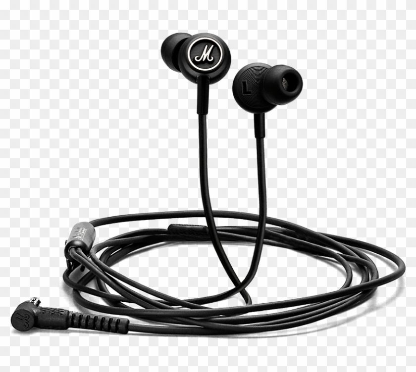 Mic Drawing Cord Png - Marshall Mode Earphones Clipart