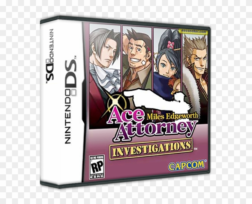 Ace Attorney Investigations - Ace Attorney Investigations Miles Edgeworth Clipart #4365028