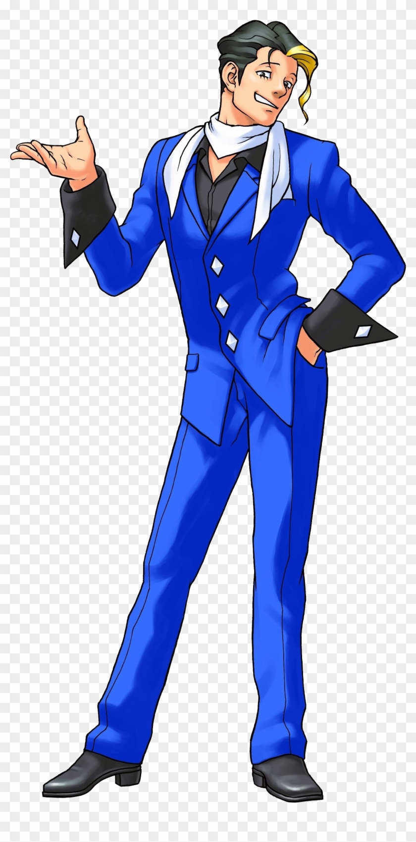 Ace Attorney Hd Png - Ace Attorney Justice For All Art Clipart #4365084