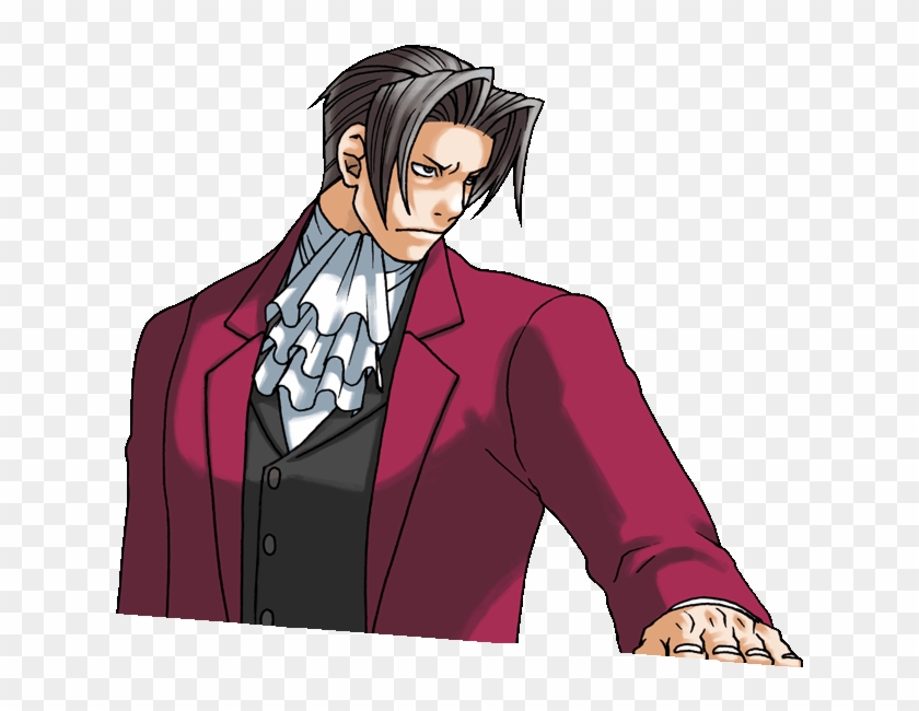 Lien Direct, - Ace Attorney Edgeworth Gif Clipart