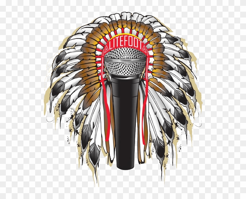 Litefoot Mic Logo Png - Happy Holidays Native American Clipart #4365374