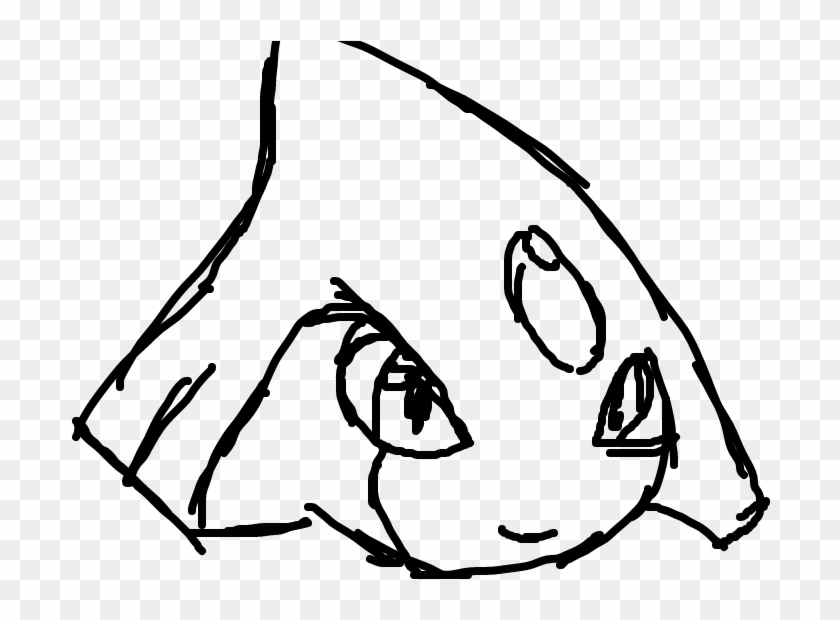 Azelf - Sketch Clipart #4365549