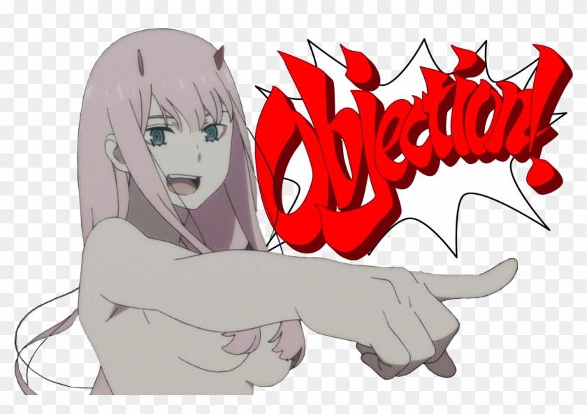 Fan Arti Made The Zero Two - Phoenix Wright Objection Transparent Clipart #4365580