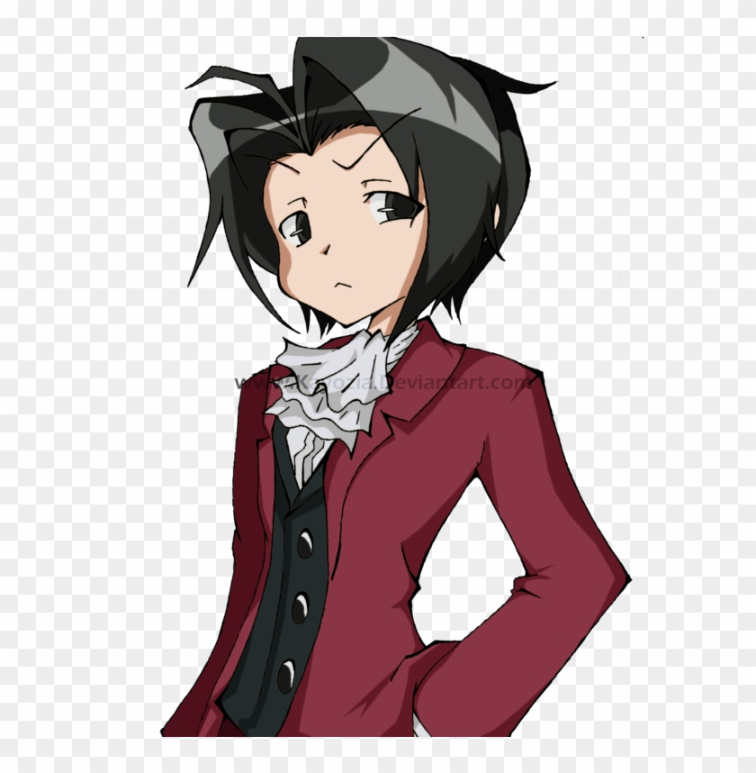 File 137097975035 - Miles Edgeworth Fanart Cute Clipart