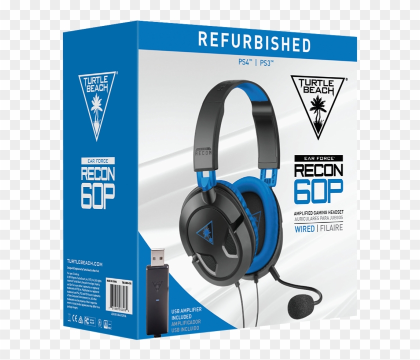Recon 60p Refurbishedturtle Beach Playstation 4turtle - Turtle Beach Recon 50x Red Clipart #4365897