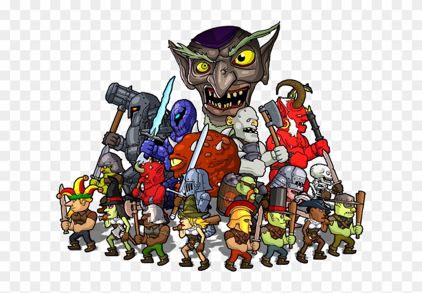 The Main Features - Rampage Knights Monsters Clipart