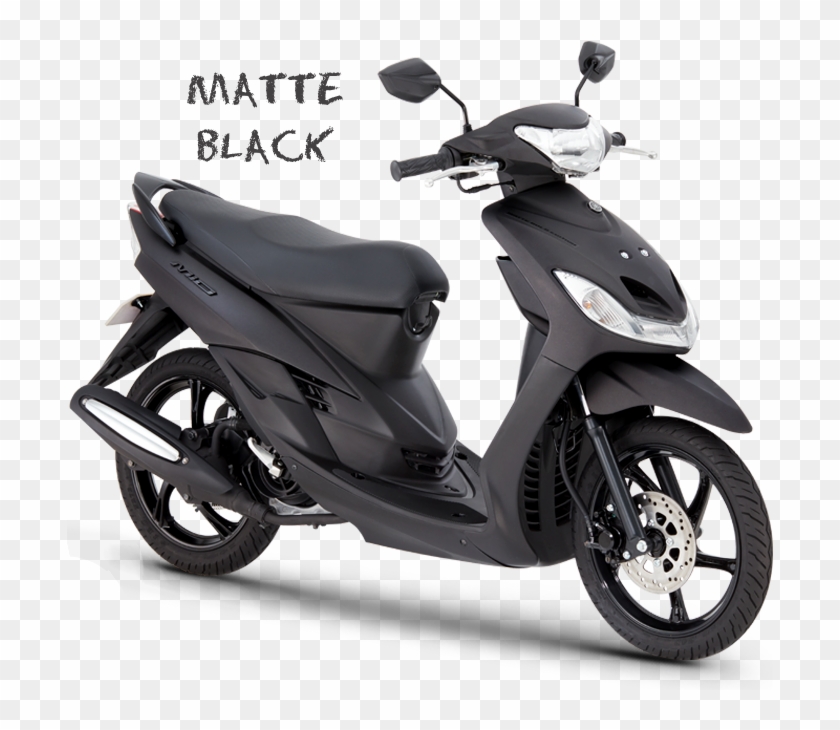 A Sharper Design That Modernizes The Overall Look - Yamaha Mio Sporty Matte Black Clipart #4366222