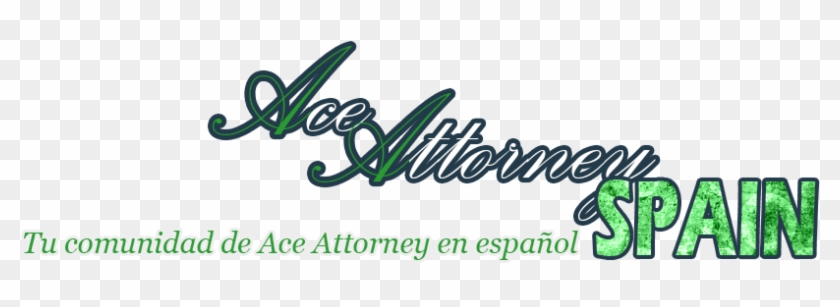Ace Attorney Spain - Calligraphy Clipart #4366225