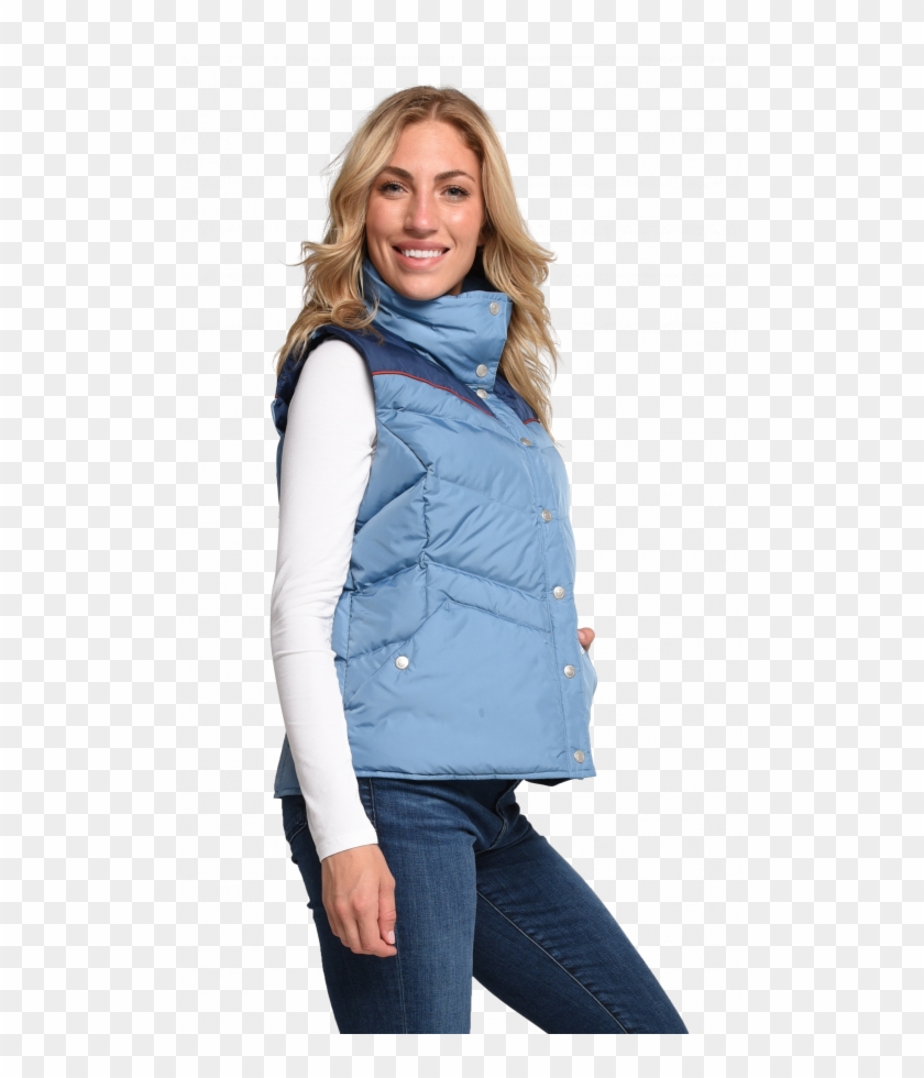 Women's Carson Down Vest - Girl Clipart #4366524