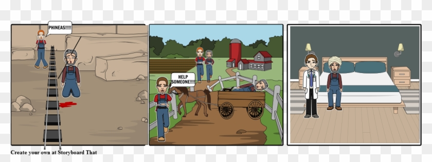 Phineas Gage - Cartoon Clipart