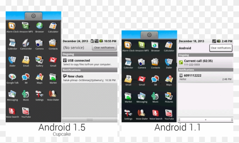 Composite Images Of The App Lineup In - Android 1.5 Icons Clipart #4367163
