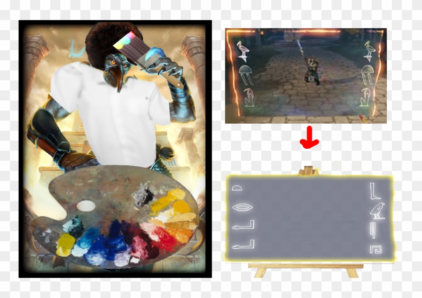 [thoth Skin Concept] A Happy Little Hieroglyph - Pallette Clipart #4367265