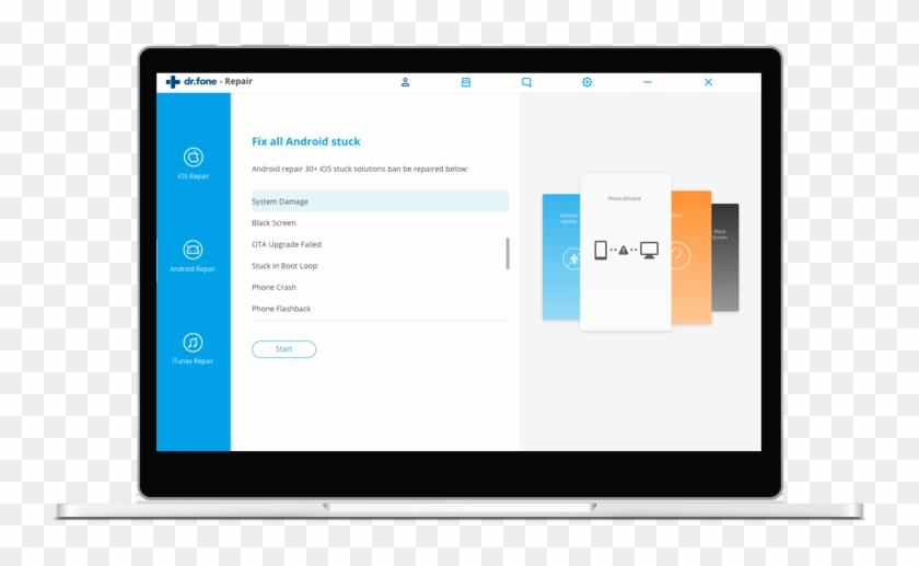Download Android Repair Tool - Dr Fone Repair Clipart #4367269