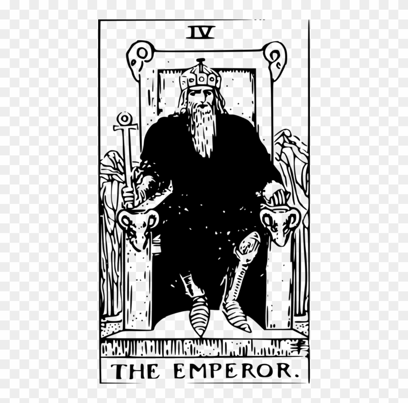 The Emperor Thoth Tarot Deck Major Arcana The Empress - Emperor Tarot Card Art Clipart #4367486