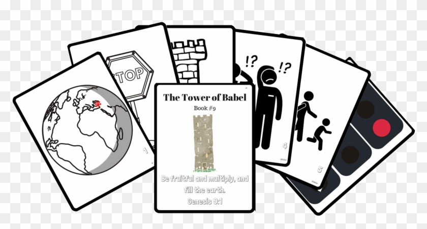 Week 9 Tower Of Babel - Cartoon Clipart #4368109