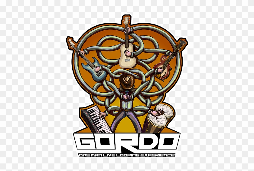 Gordo One Man Live Looping - Illustration Clipart