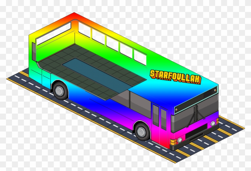 Infobus Arc En Ciel - Tour Bus Service Clipart