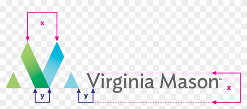 Virginia Mason Vertical Logo Proportion And Spacing - Vm Clipart