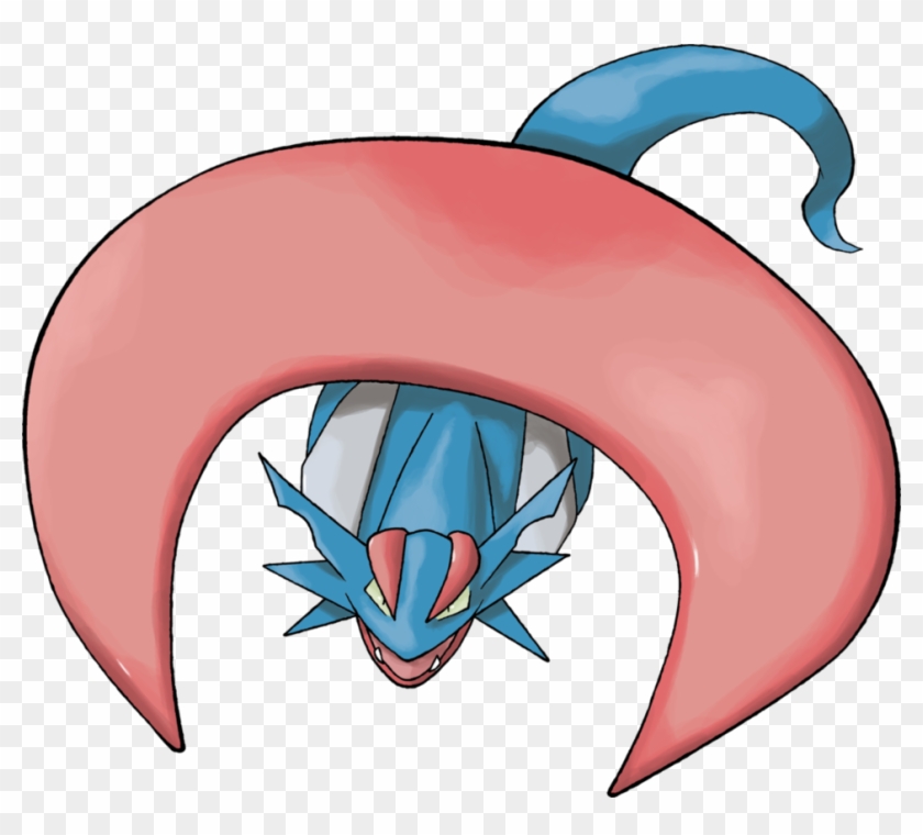 Mega Salamence Png - Mega Salamence Top View Clipart