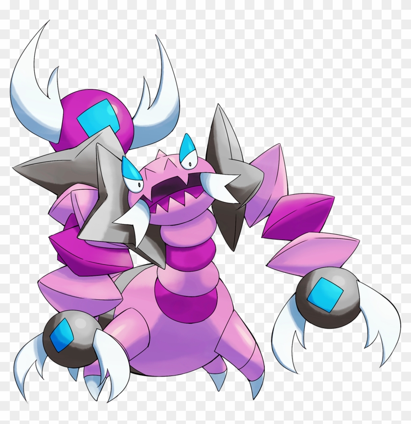 Pokemon Shiny Mega Salamence Images - Drapion Png Clipart